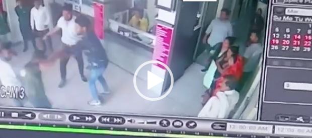 प्रयागराज के झलवा में हॉस्पिटल के अंदर मारपीट का वीडियो वायरल