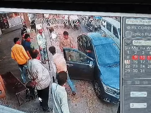 Video Shows Clash Between Policeman and Car Driver in Lucknow; Youth Claims Both Hands Fractured