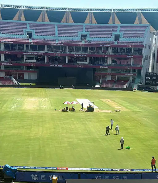 इकाना स्टेडियम में आज IPL मैच, बारिश की संभावना नहीं