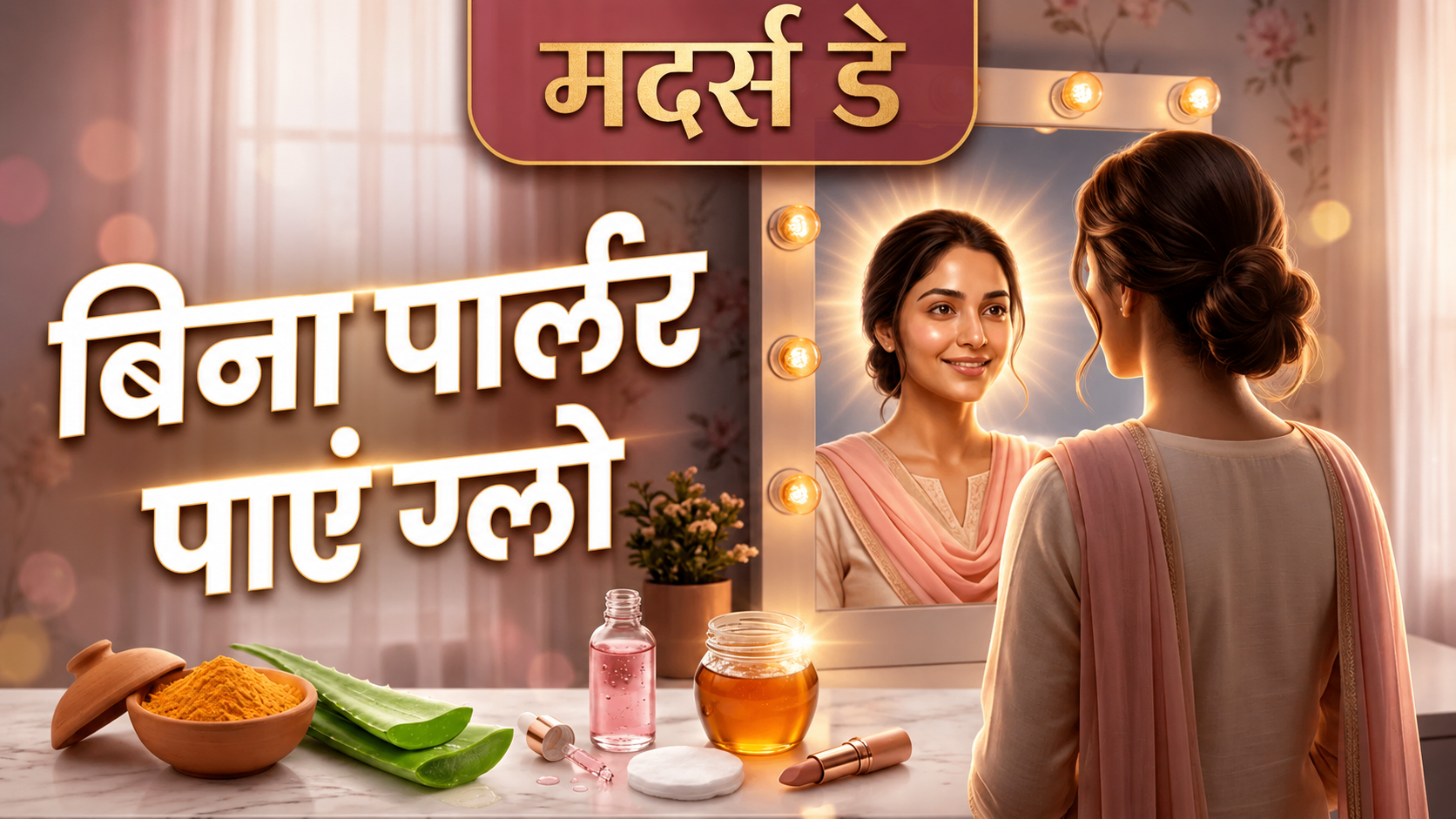 मदर्स डे पर घर बैठे पाएं पार्लर जैसा ग्लो, महिलाओं के लिए आसान ब्यूटी हैक्स