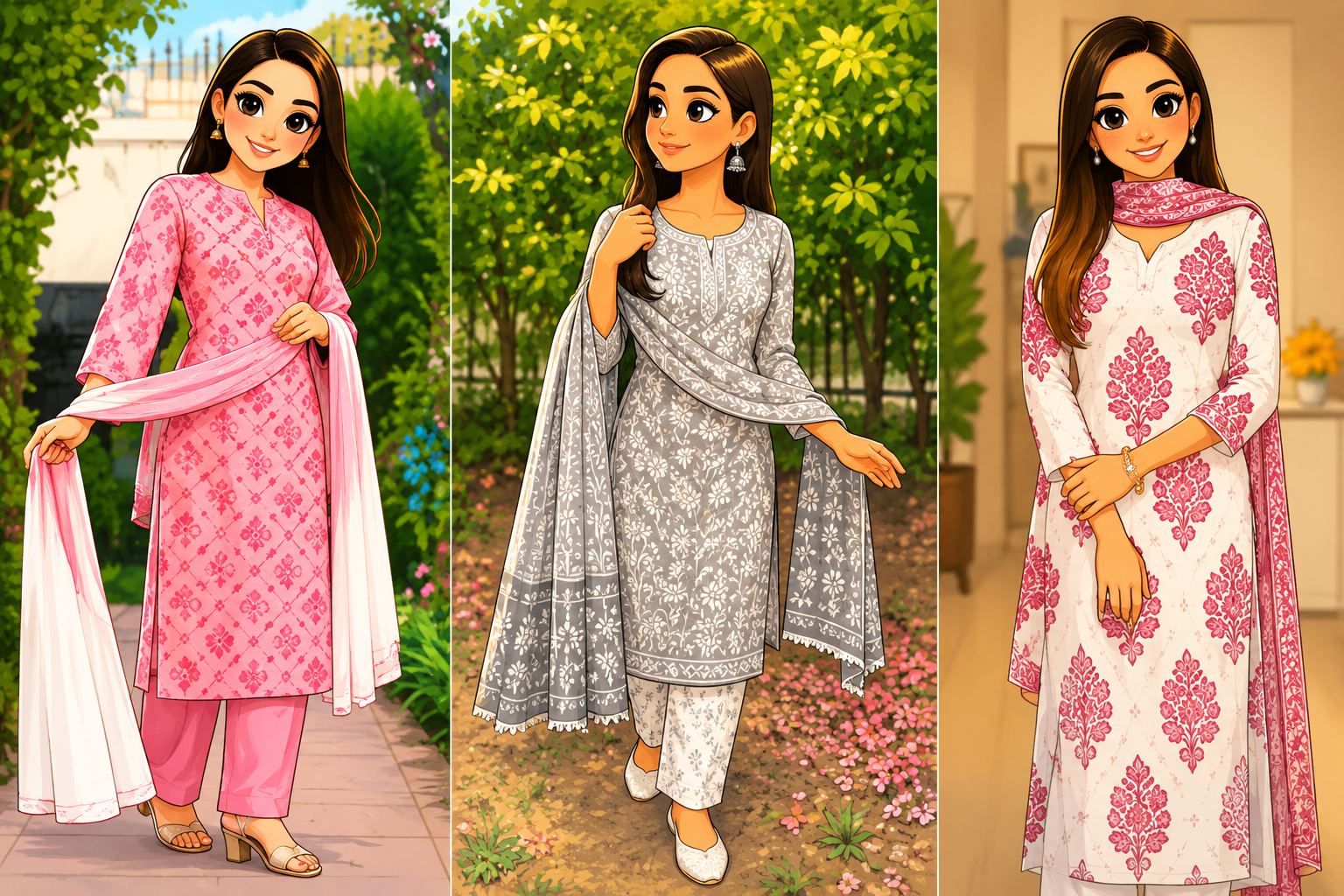 कॉलेज से दफ्तर तक छा जाएंगे ये स्टाइलिश सूट डिजाइन्स, गर्मी में दें कूल और एलिगेंट लुक