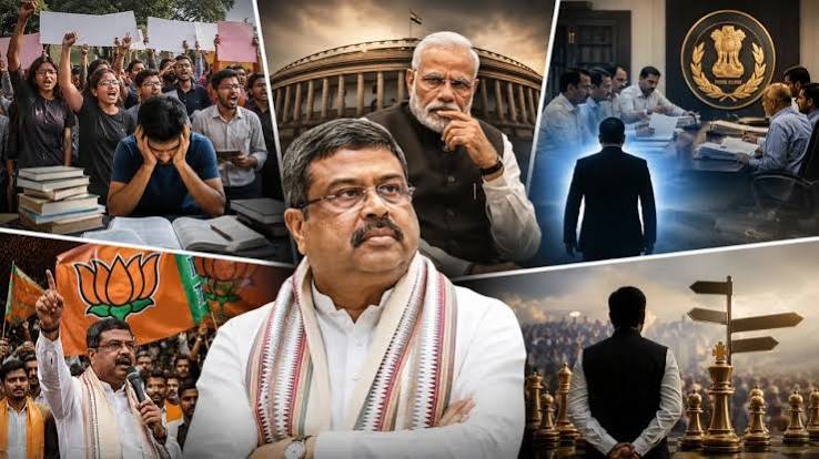 धर्मेंद्र प्रधान को हटाने से क्यों नहीं सुलझ रहा विवाद? सरकार के सामने 4 बड़ी चुनौतियां