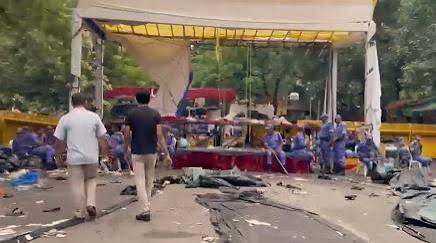 CJP संसद मार्च में बवाल, 118 से अधिक पुलिसकर्मी घायल