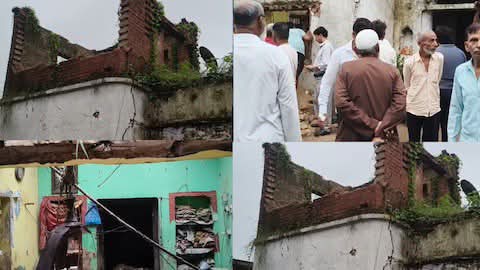 प्रतापगढ़ में बारिश के बीच जर्जर मकान ढहा, एक ही परिवार के 6 लोगों की दर्दनाक मौत