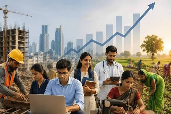देश में बेरोजगारी दर घटी, जुलाई में 5.1% पर पहुंची; कामगारों की भागीदारी बढ़ी