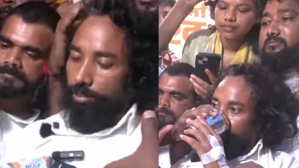 रांची: छात्र नेता देवेंद्र नाथ महतो ने तोड़ा अनशन, पहले सोनम वांगचुक से की वीडियो कॉल