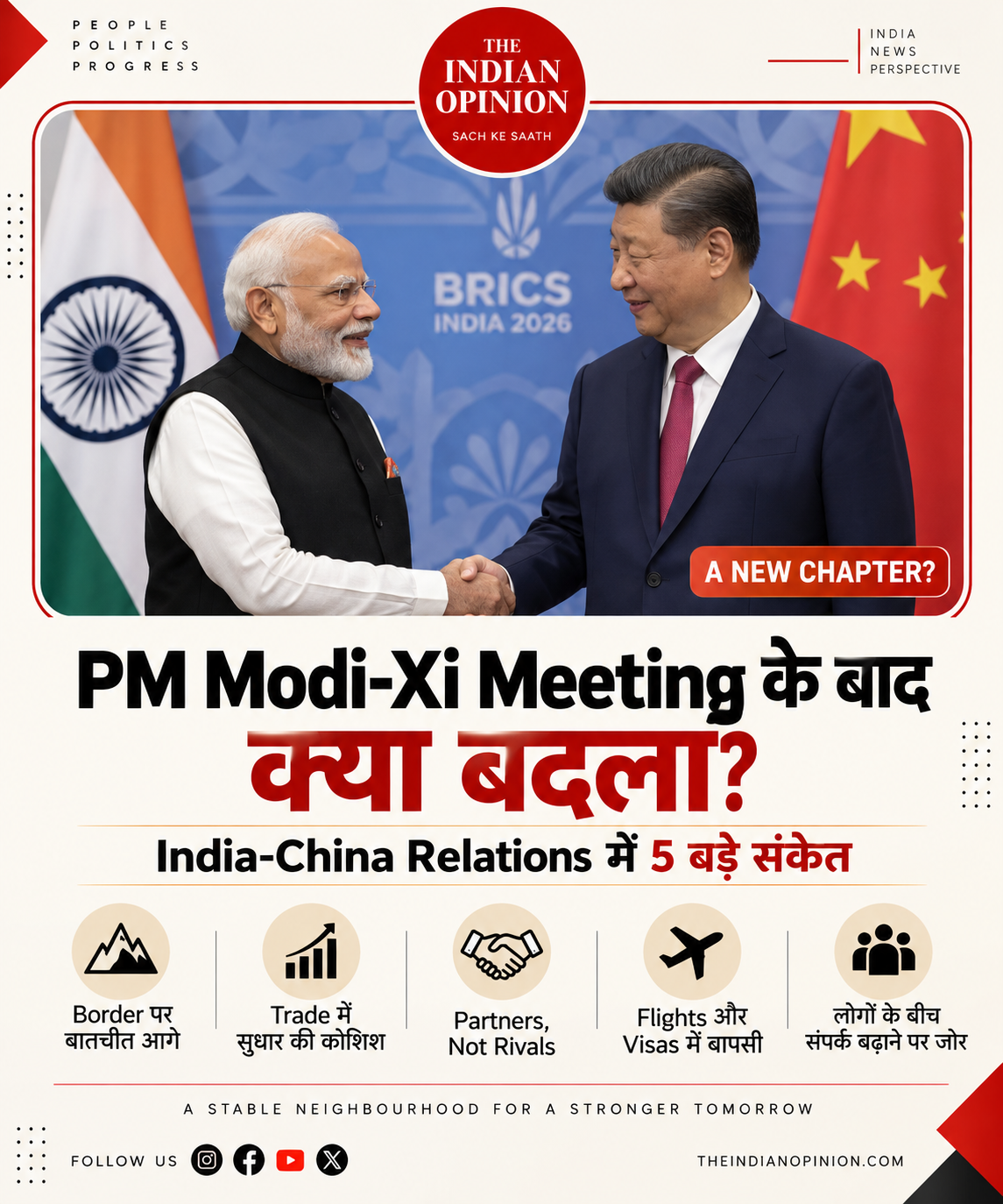 PM Modi-Xi Meeting: India-China Relations में 5 बड़े बदलाव