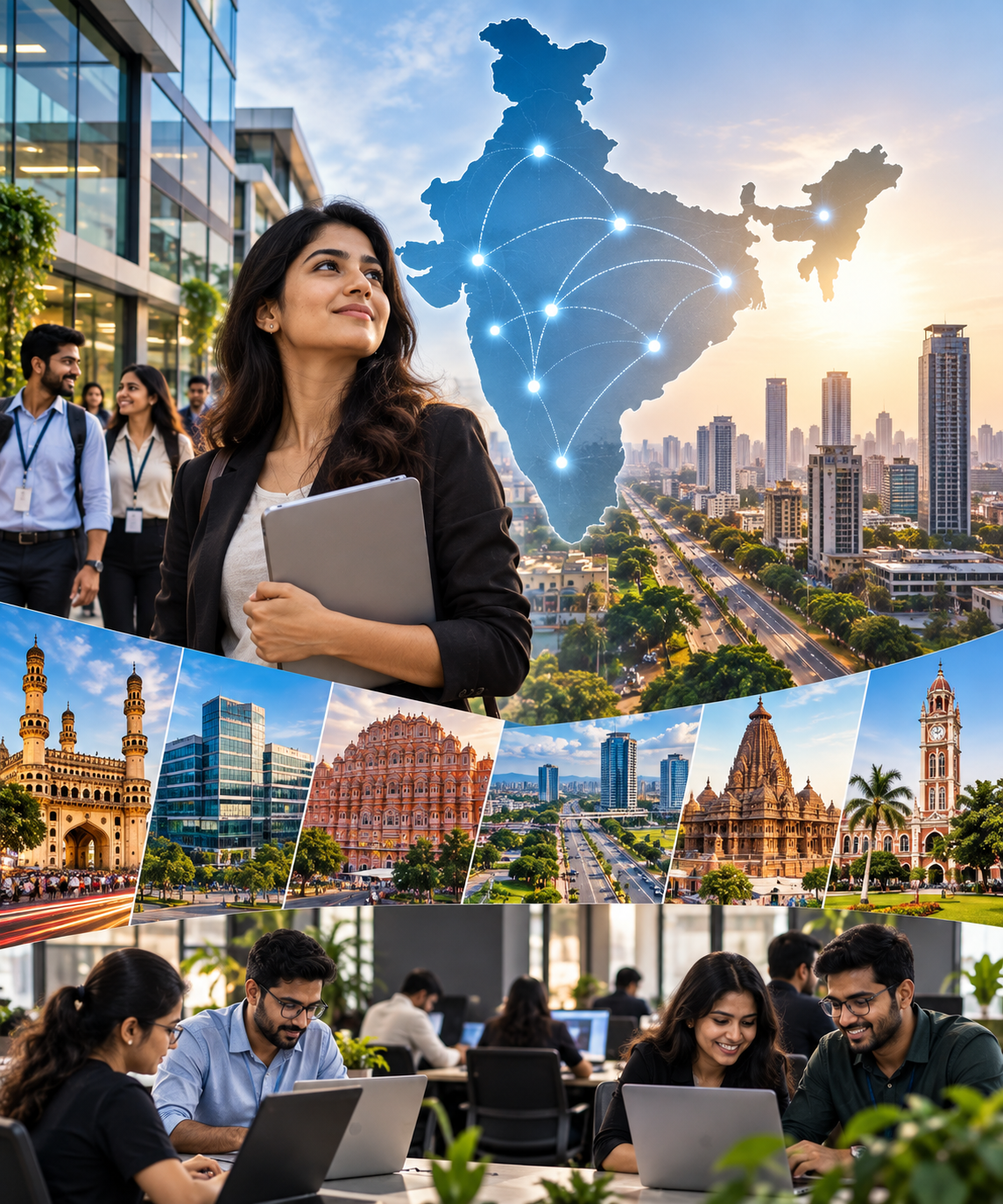 India के नए Hiring Hubs: इन शहरों में बढ़ रही Jobs