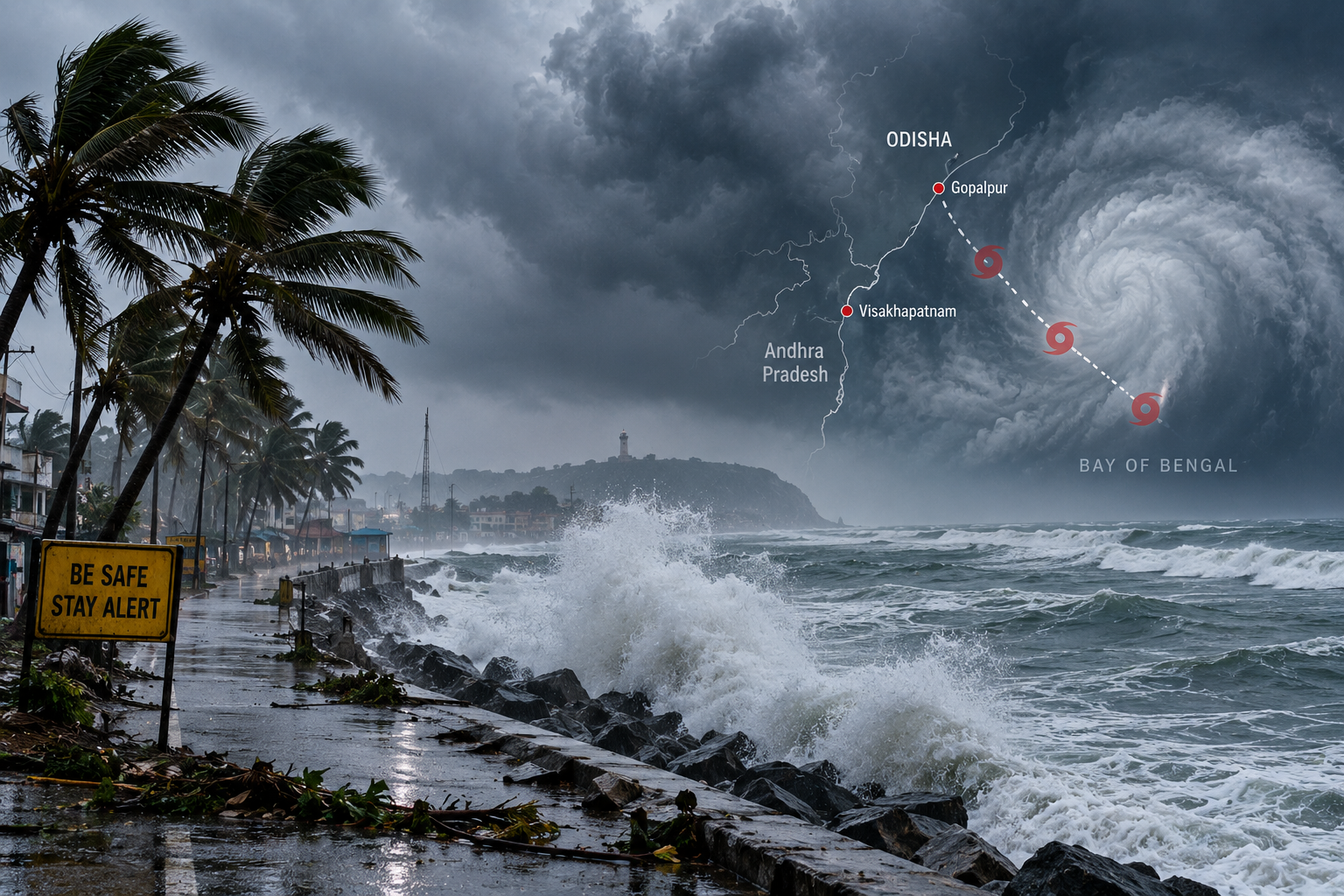 Bay of Bengal Depression: Odisha-Andhra में भारी बारिश का अलर्ट