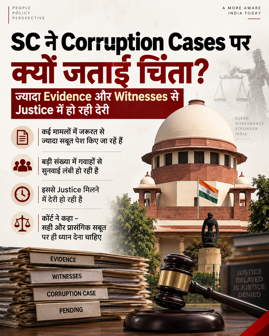 SC on Corruption Cases: ज्यादा Evidence से क्यों होती है Justice में देरी?