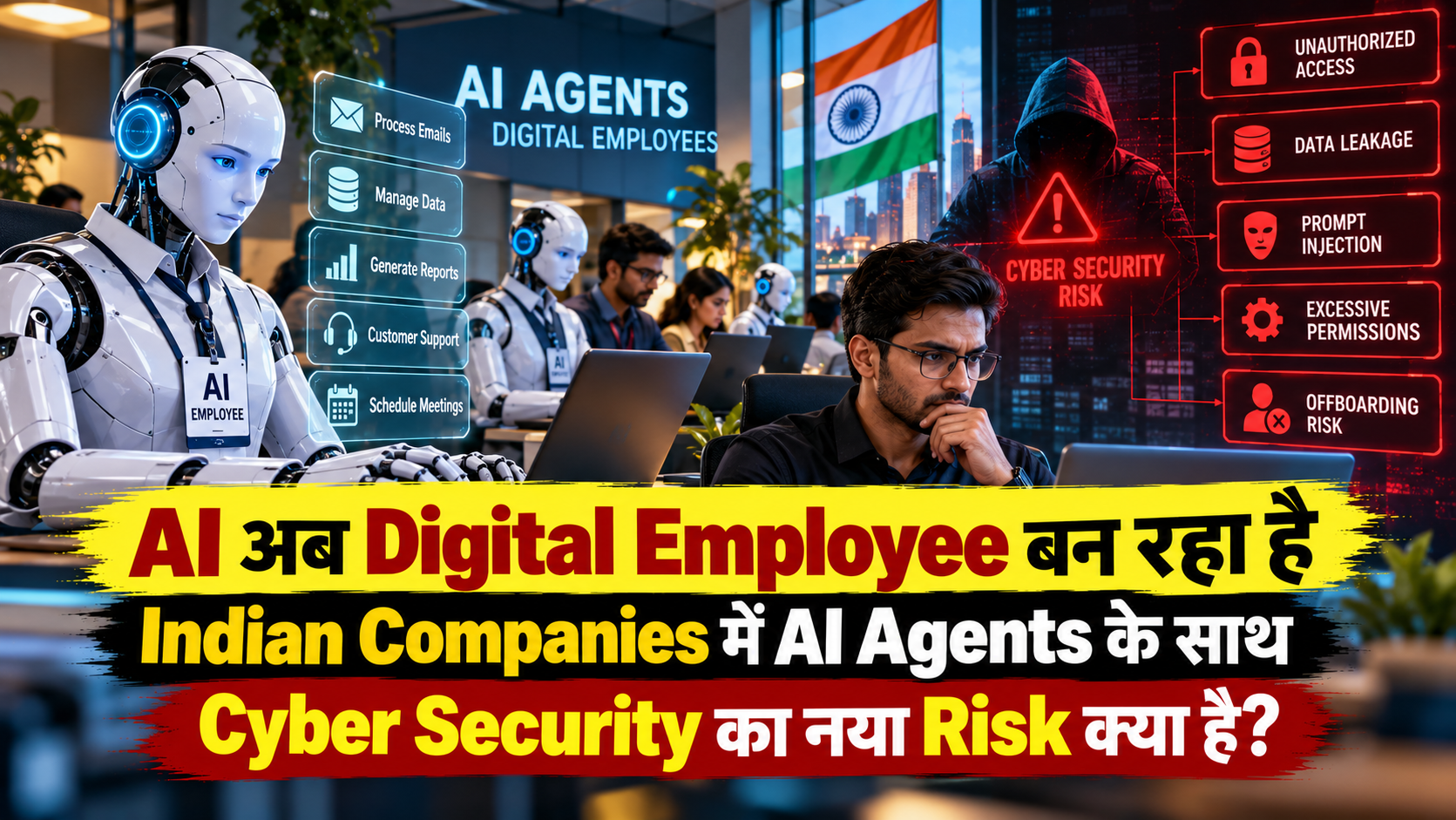 AI Agents और Cyber Security: Indian Companies में Digital Employee का नया Risk