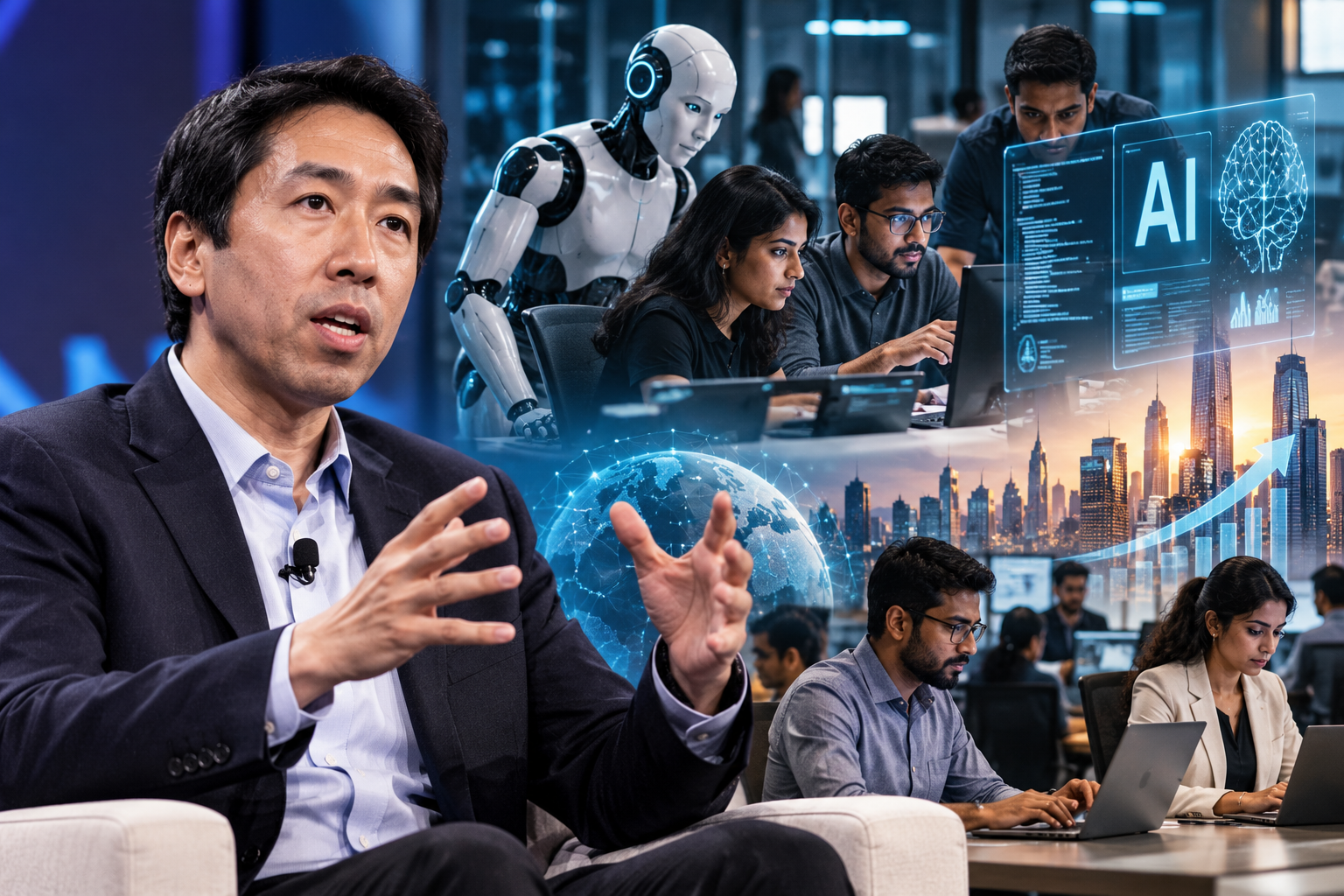 Andrew Ng का AI Jobs पर बड़ा बयान: क्या Work की Definition बदलेगी?