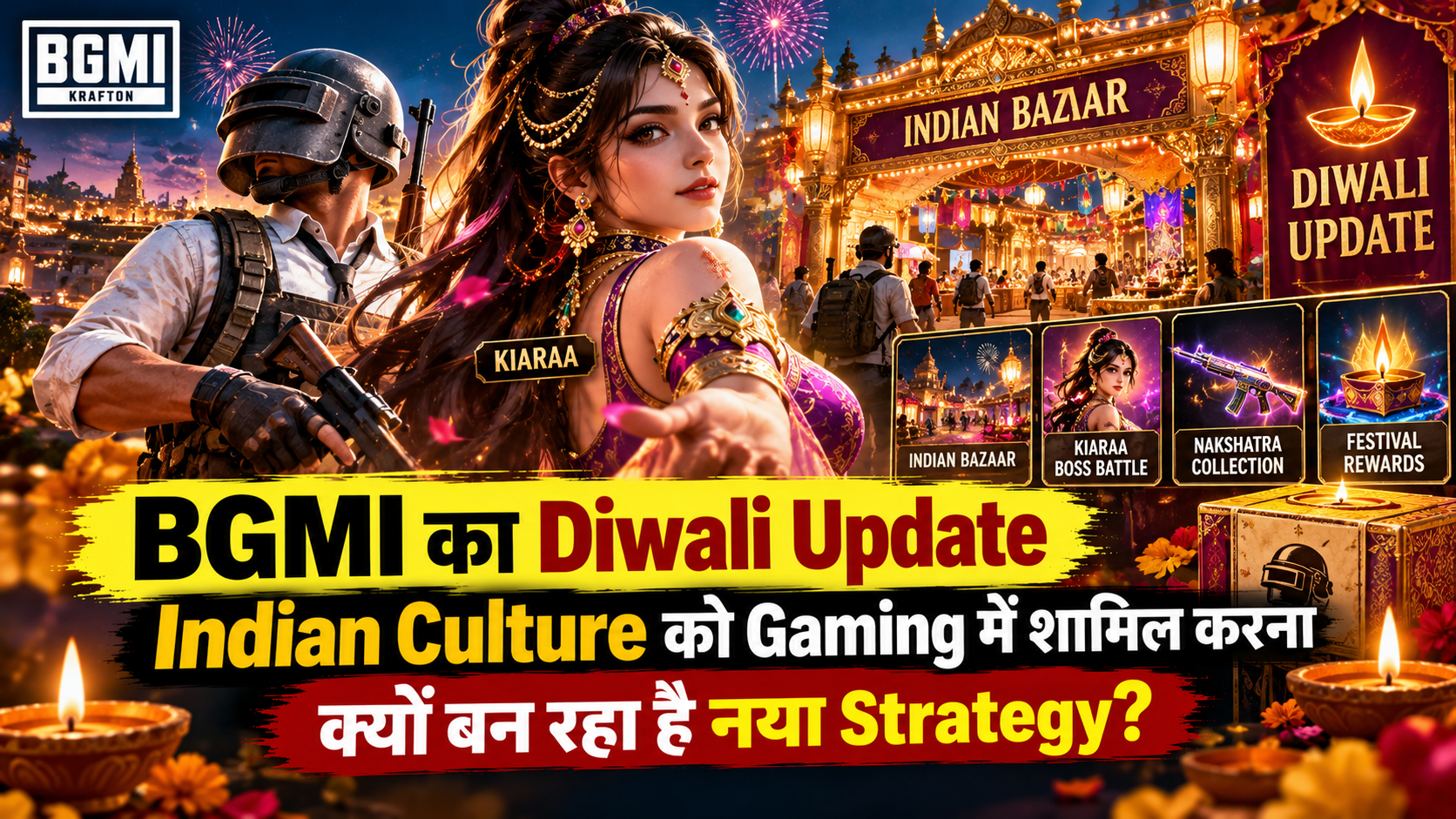 BGMI Diwali Update: Indian Culture Gaming में क्यों बन रही है Strategy?