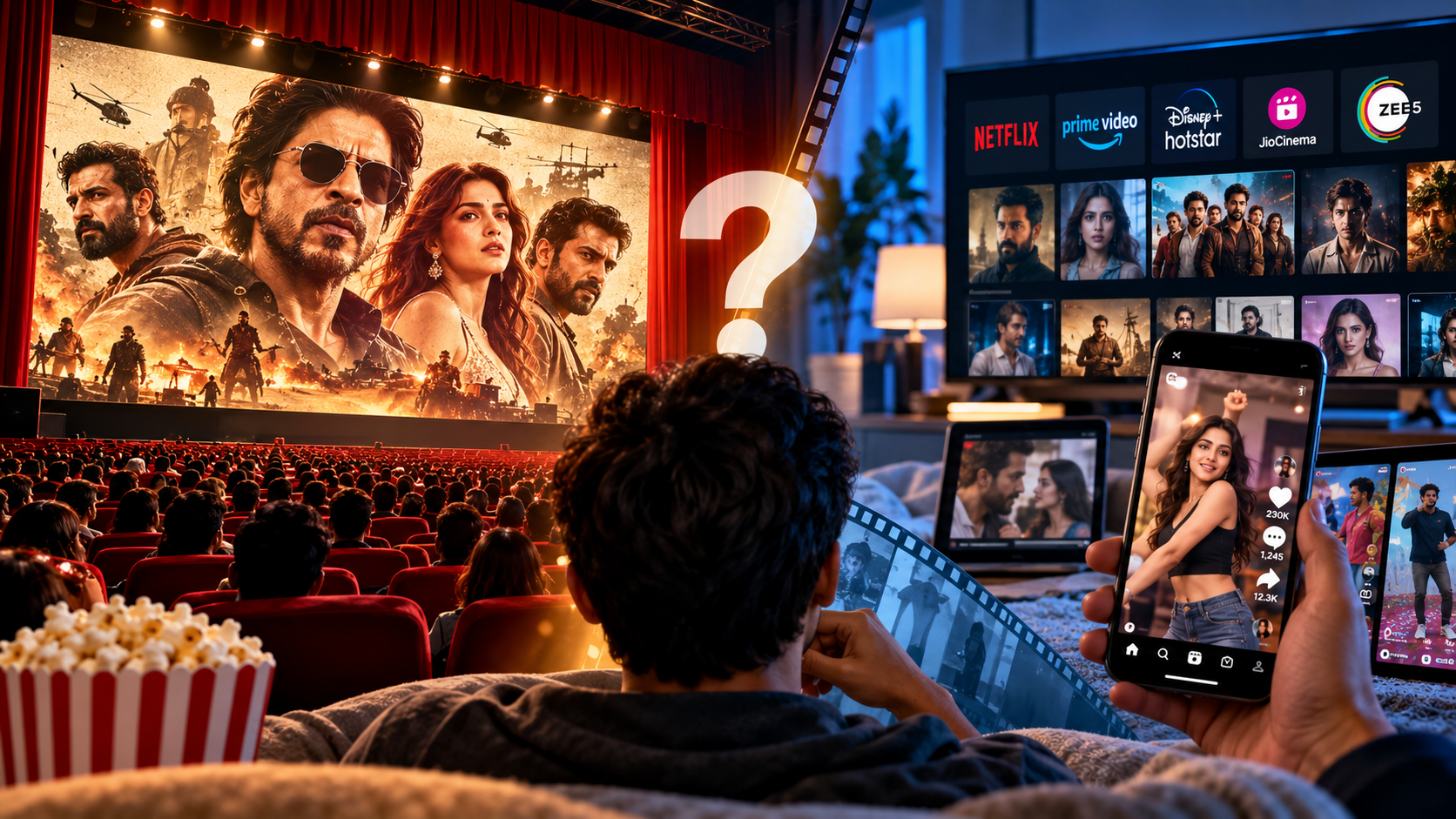 Title: Bollywood vs OTT: क्या Audience अब Theatres से ज्यादा Digital Content पसंद कर रही है?