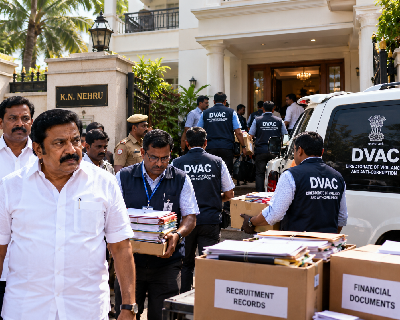 K.N. Nehru पर Raids: Tamil Nadu Cash-for-Jobs Case का Political Impact