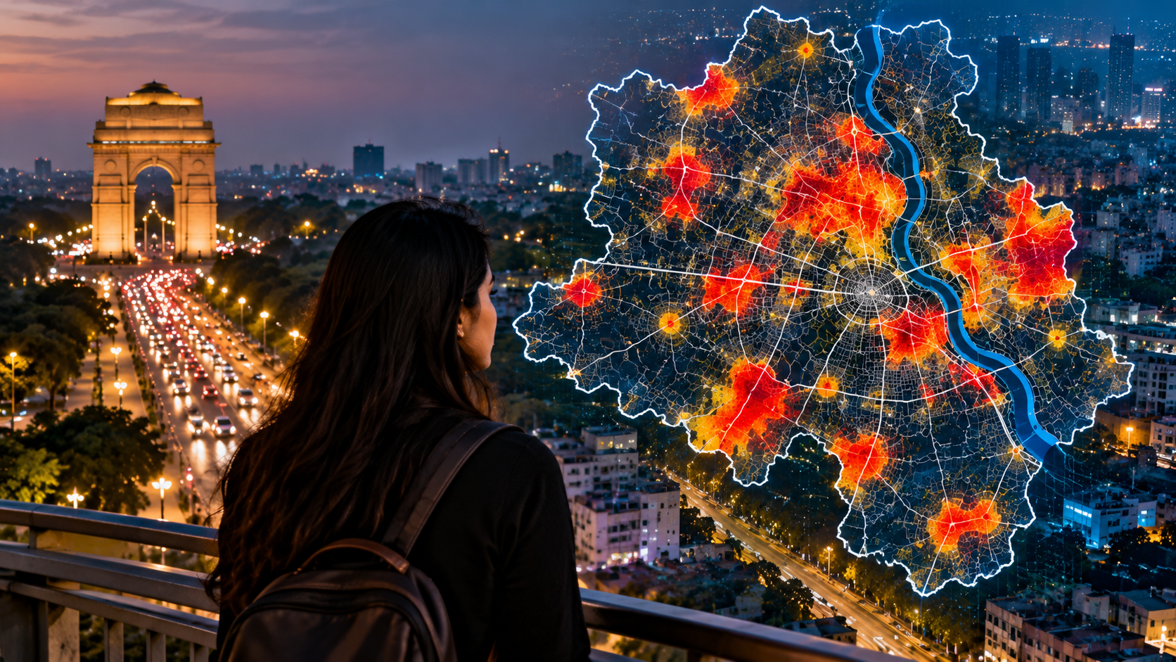 Delhi AI Safety Map: महिलाओं के Unsafe Zones कितने भरोसेमंद