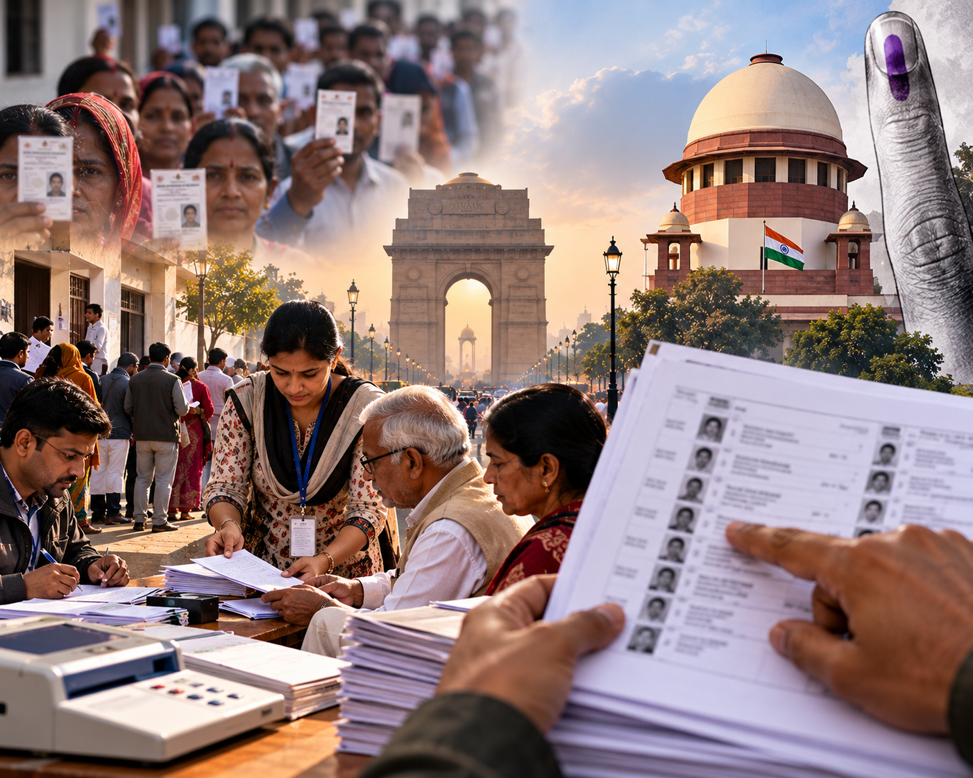 Delhi SIR: 94% Voter Verification Complete, फिर भी 47 लाख पर सवाल