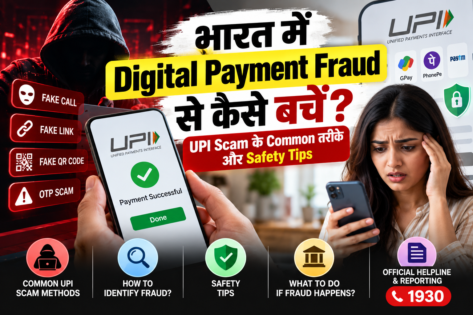 UPI Scam से कैसे बचें? Digital Payment Fraud Safety Tips | Online Fraud Guide