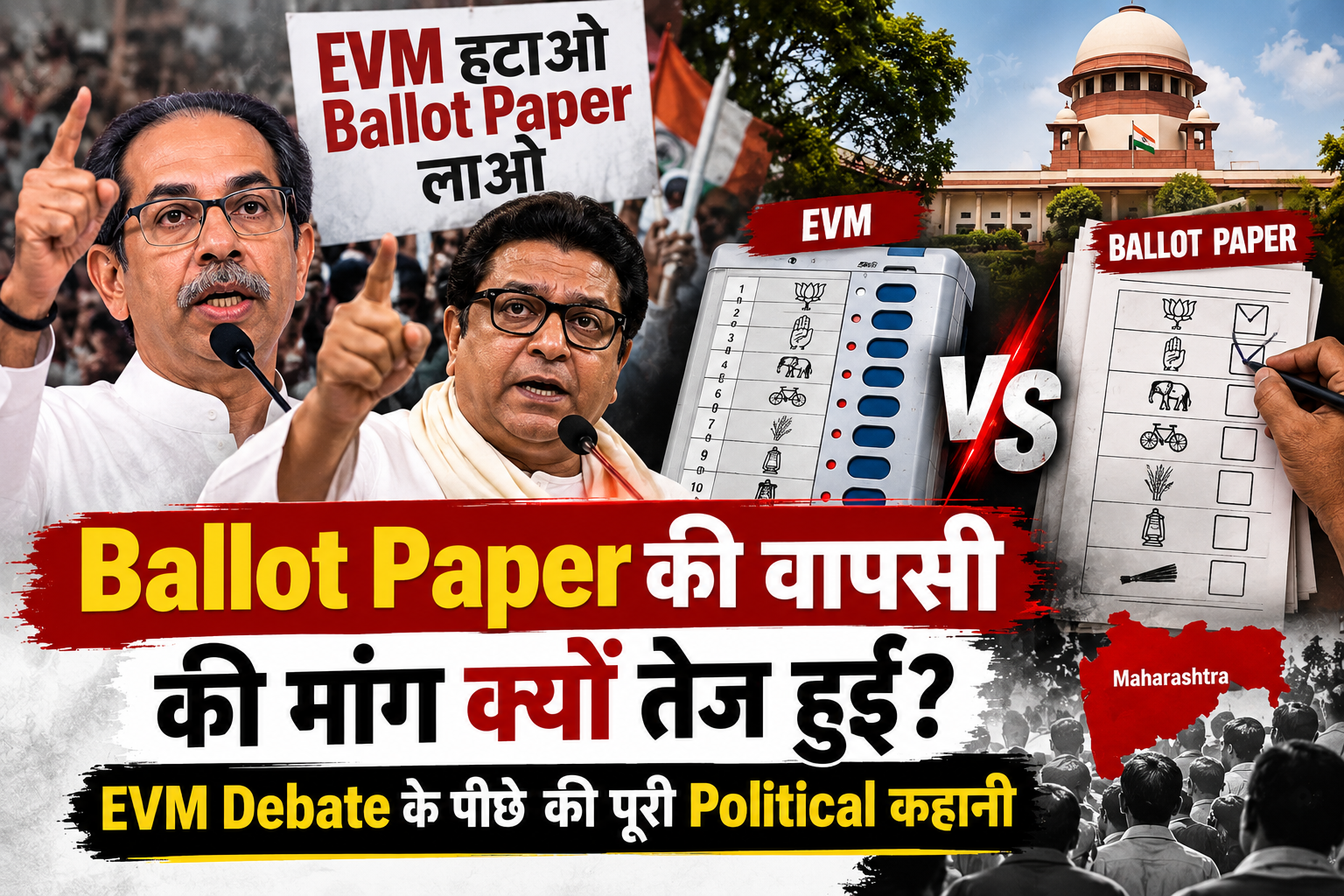 EVM Debate: Ballot Paper की वापसी की मांग क्यों तेज हुई?