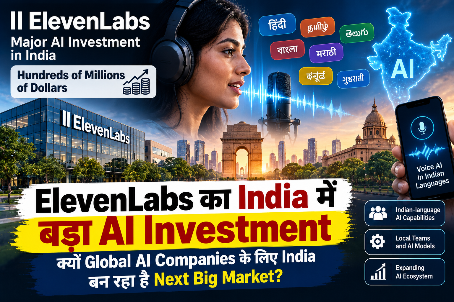 ElevenLabs का India में बड़ा AI Investment: क्यों India बन रहा है Next Big AI Market?