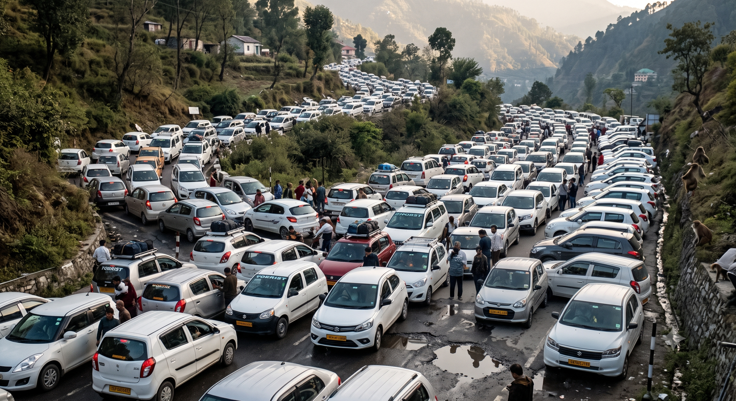 Hill Station Traffic: Manali, Shimla और Nainital में Viral Jam क्यों?