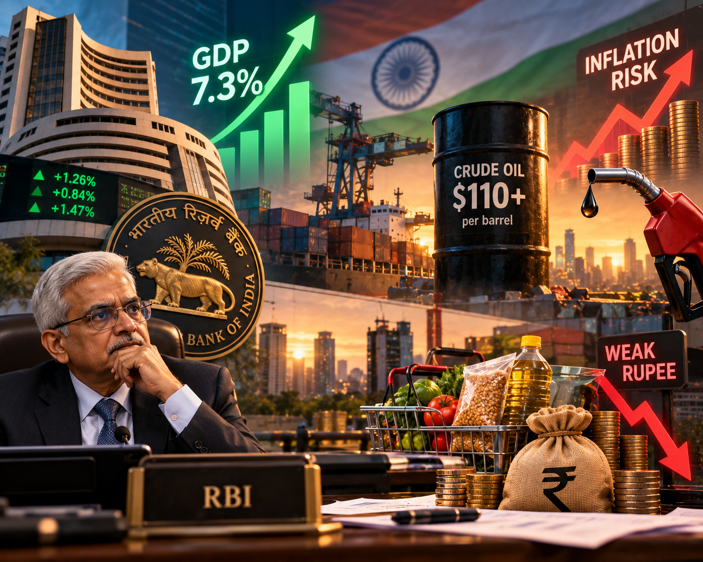 India GDP Growth 7.3%: क्या Inflation फिर बनेगा बड़ा Risk?