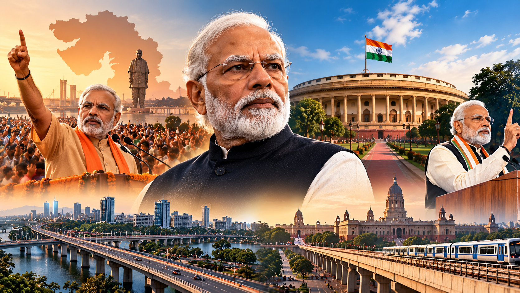 Modi के 25 Years in Government: Gujarat से Delhi तक BJP Strategy