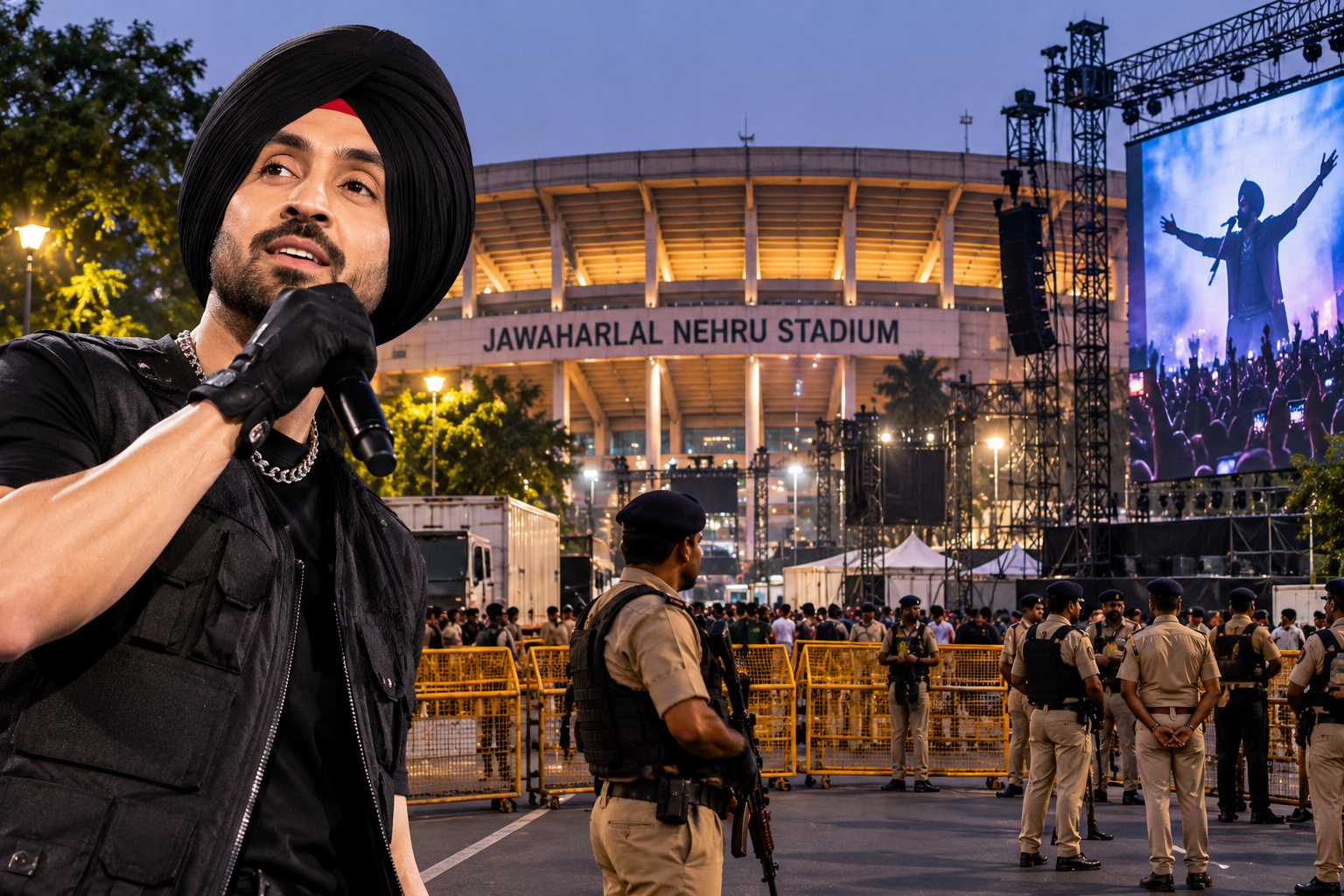 Diljit Dosanjh Delhi Concert Crisis: Security Clearance का बड़ा सवाल