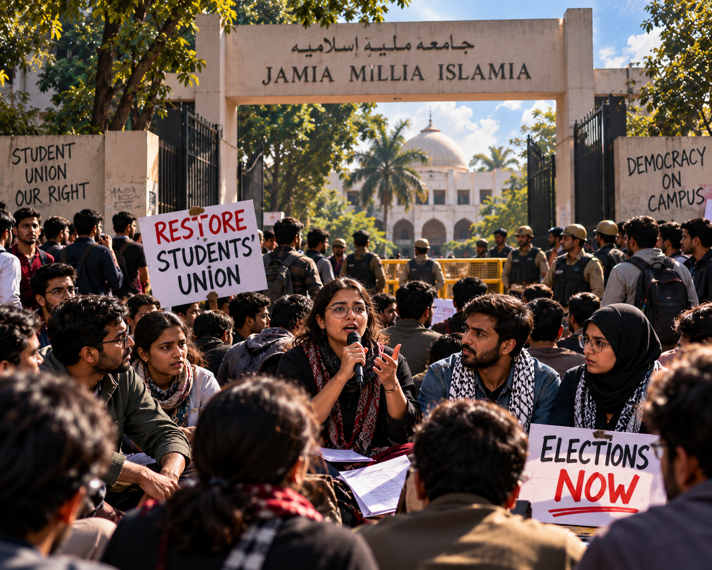 Jamia Protest Day 16: Students’ Union विवाद और Education Policy का सवाल